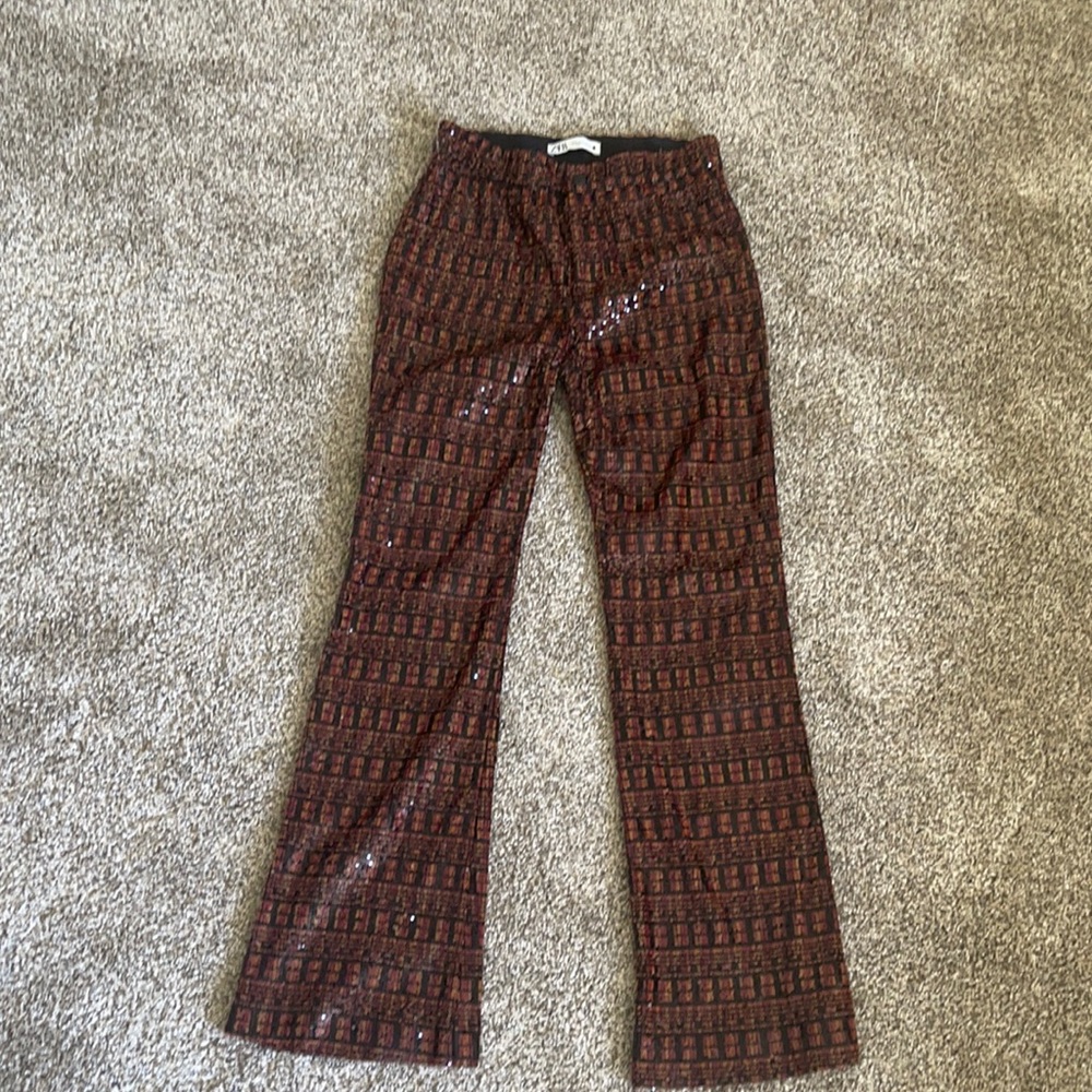 Zara sequin pants